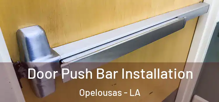  Door Push Bar Installation Opelousas - LA