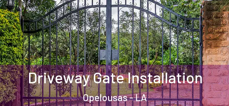  Driveway Gate Installation Opelousas - LA