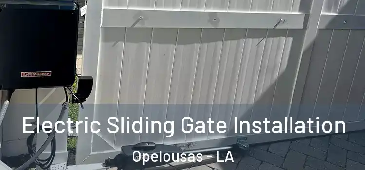  Electric Sliding Gate Installation Opelousas - LA