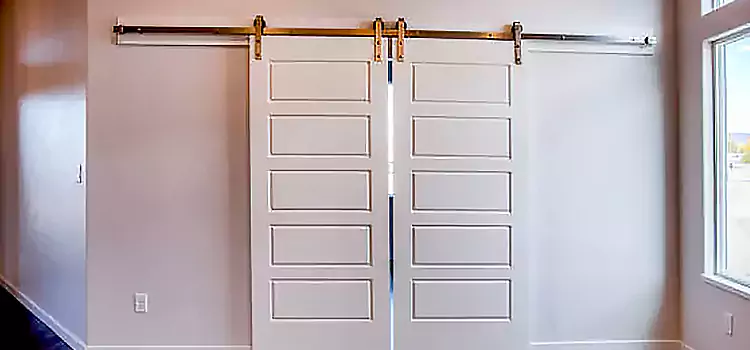 Glass Barn Door with Installation Hardware Kit Opelousas