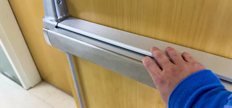 Installing a Push Bar on a Door Opelousas