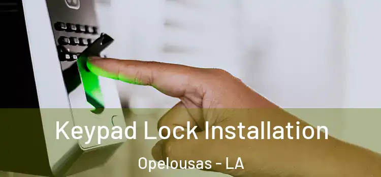 Keypad Lock Installation Opelousas - LA