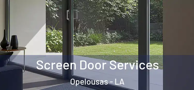 Screen Door Services Opelousas - LA